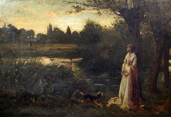 Frank E. Cox (fl. 1870-1894) Men were deceivers ever, 24 x 36in.